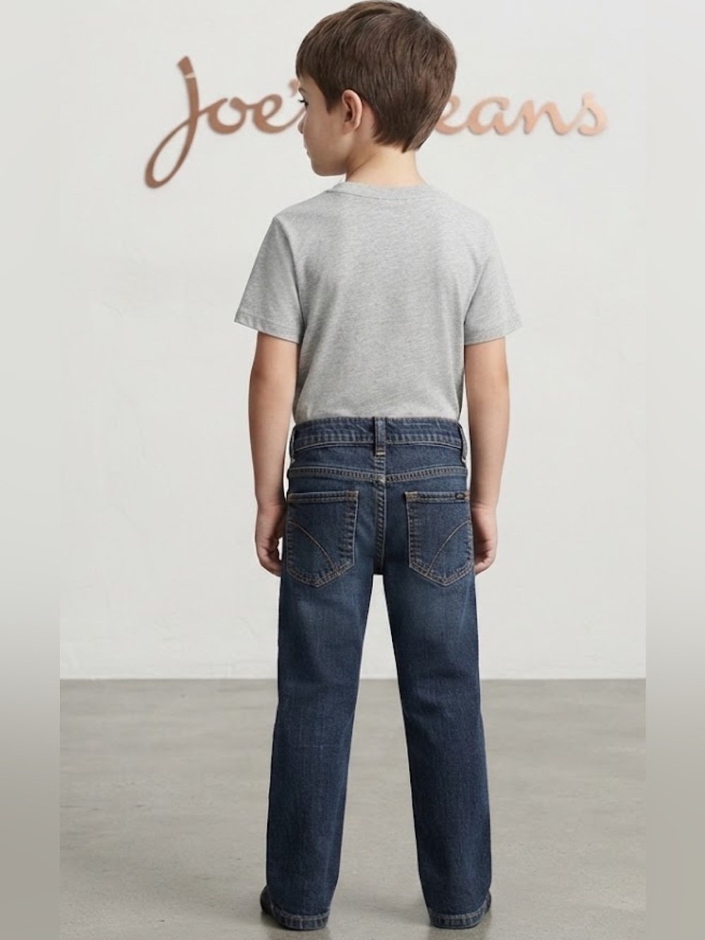 Authentic Joes Jeans boys designer denim jeans sz 6 dark wash